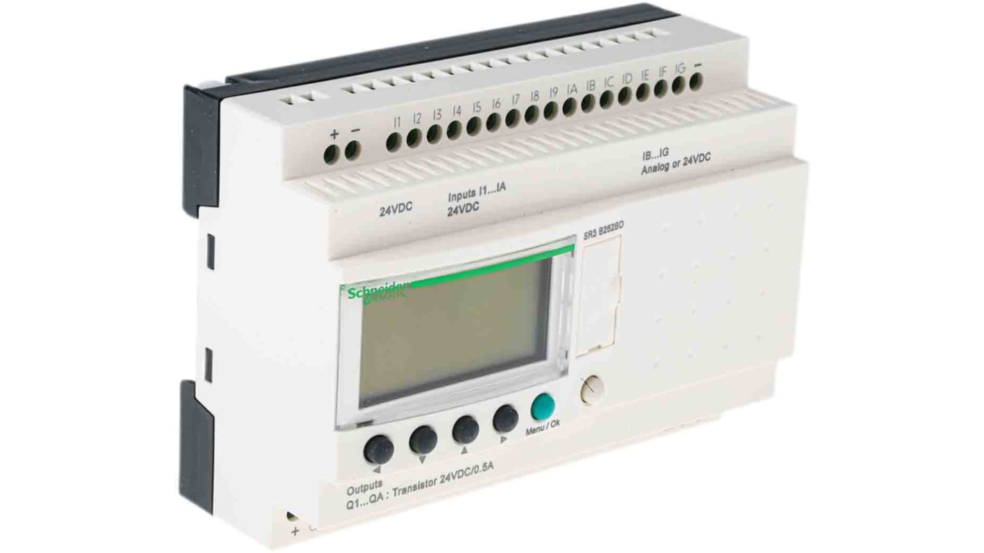 Rs-Online Modulo logico Schneider Electric Zelio Logic ingressi: 16 uscite: 10 24 V
