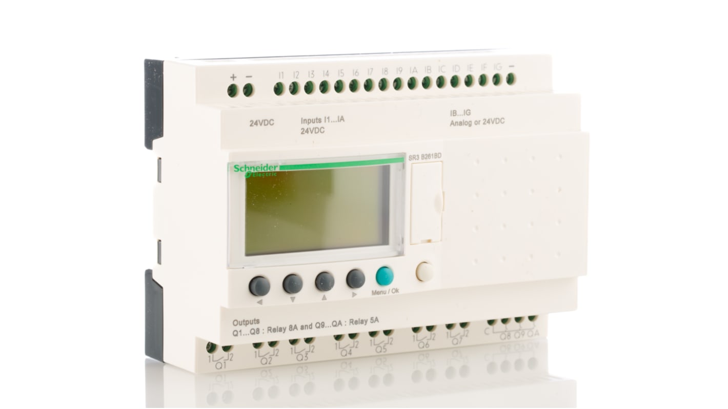 Rs-Online Modulo logico Schneider Electric Zelio Logic ingressi: 16 uscite: 10 24 V c.c
