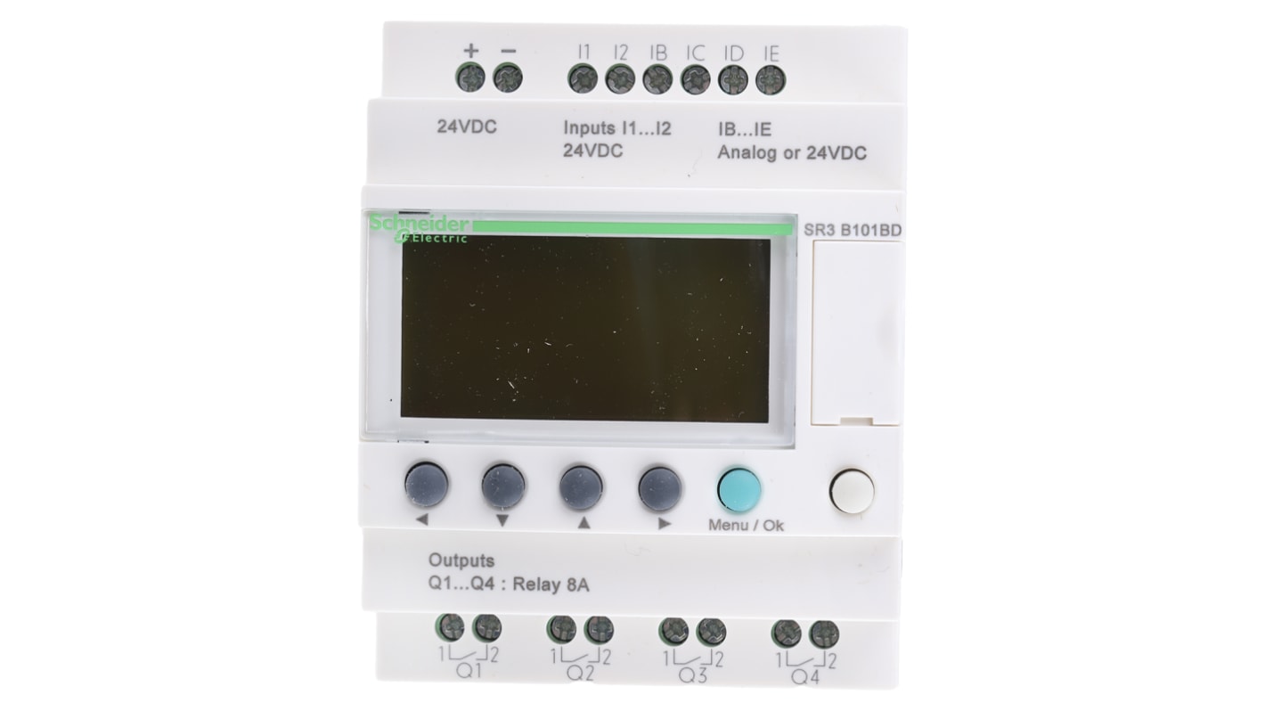 Rs-Online Modulo logico Schneider Electric Zelio Logic ingressi: 6 uscite: 4 24 V c.c