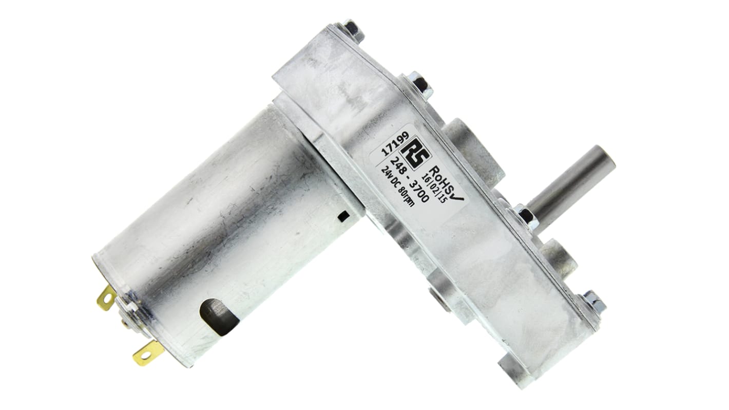 Rs-Online Motoriduttore Mellor Electric 24 V c.c. 80 giri/min