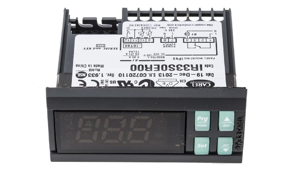 Rs-Online Regolatore di temperatura On/Off Carel IR33 230 V c.a. 76.2 x 101mm