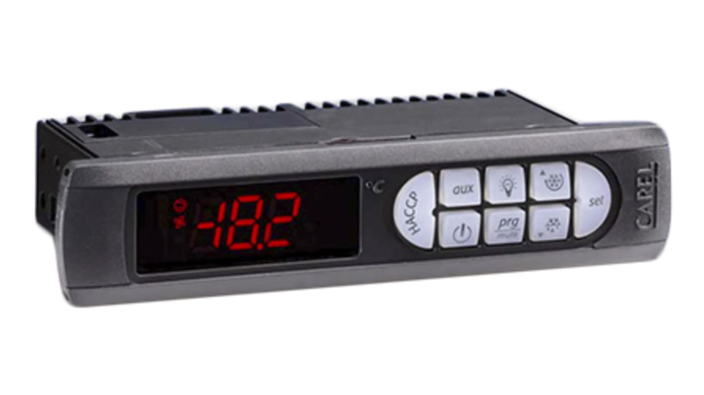 Rs-Online Regolatore di temperatura On/Off Carel PB00 230 V ca 167 x 36mm 5 uscite 5 relè
