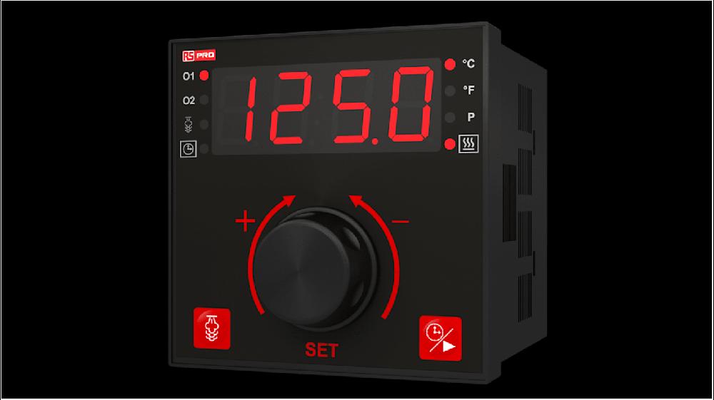Rs-Online Regolatore di temperatura On/Off RS PRO 100 → 240 V. 96 x 96mm 3 uscite Relè SSR