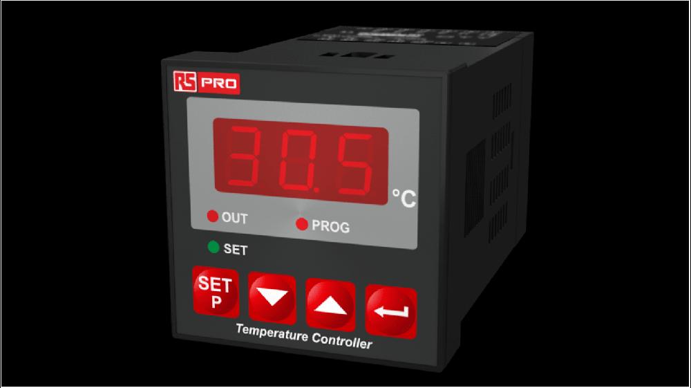 Rs-Online Regolatore di temperatura On/Off RS PRO 100 → 240 V. 48 x 48mm 1 uscita Relè