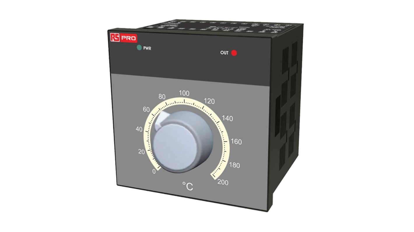 Rs-Online Regolatore di temperatura On/Off RS PRO 230 V c.a. 72mm 2 uscite Analogico relè