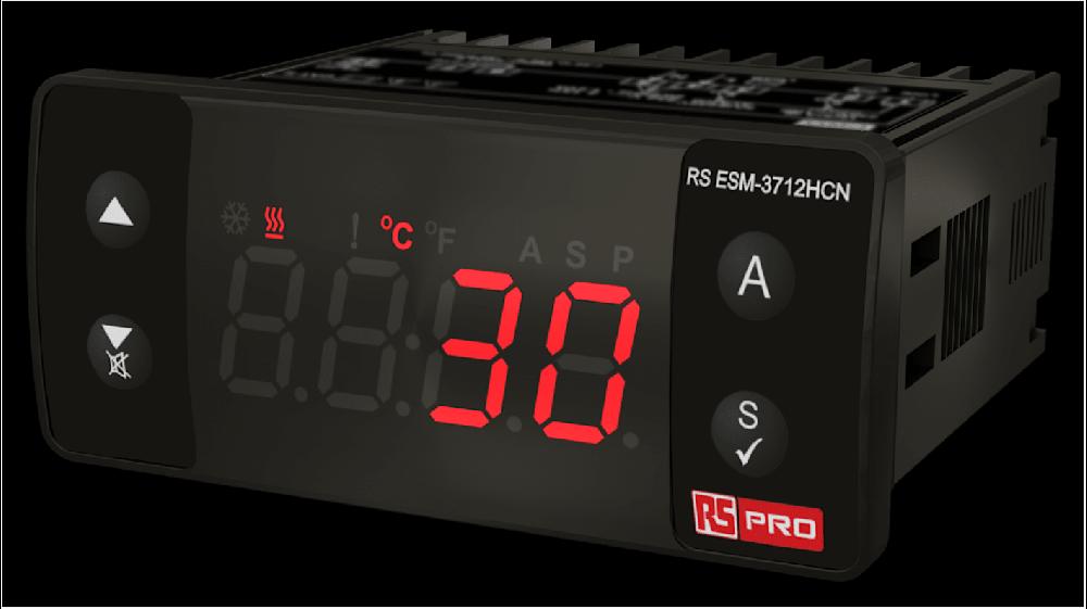 Rs-Online Regolatore di temperatura On/Off RS PRO 24 V 77 x 35mm 1 uscita Relè