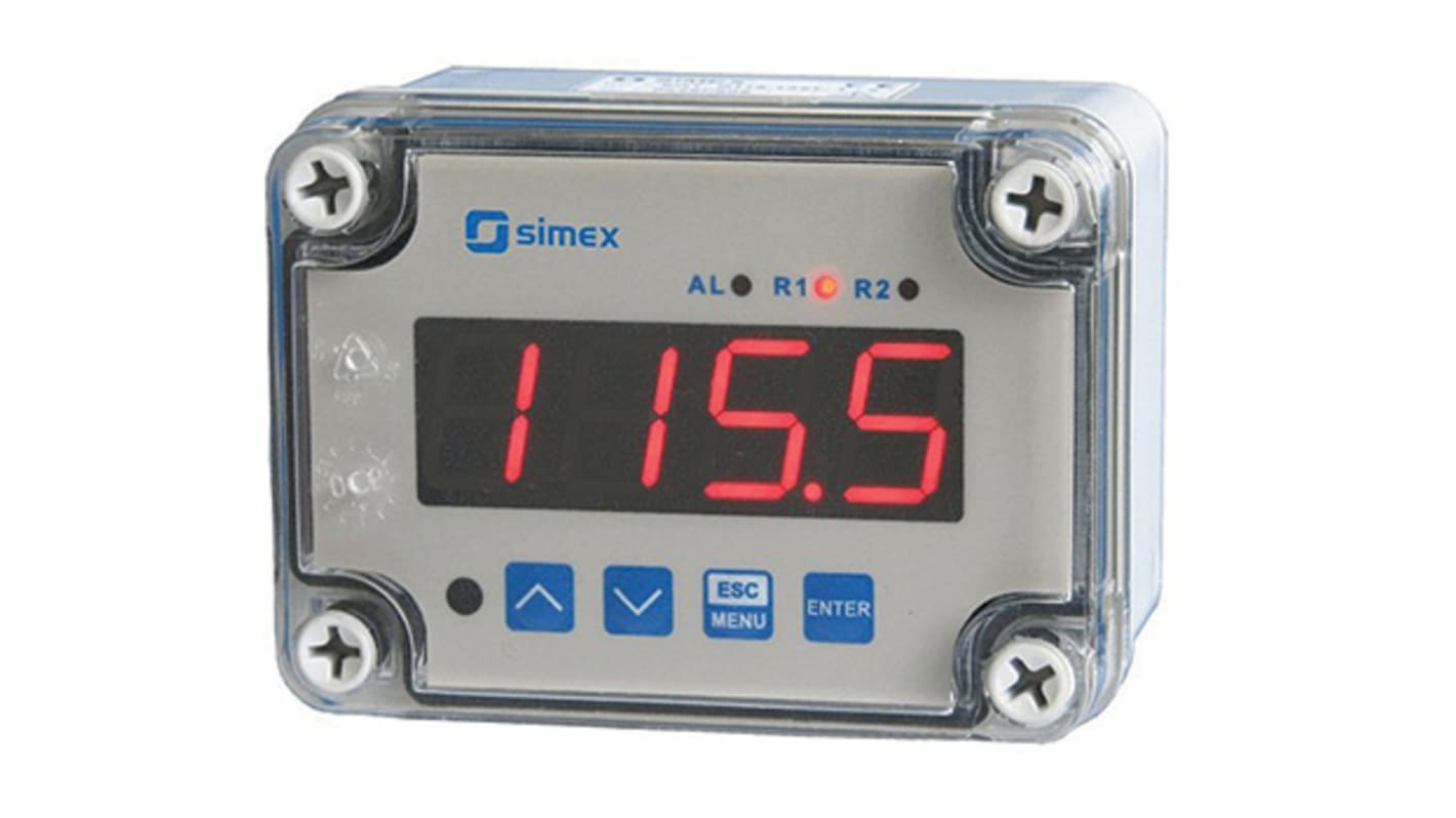 Rs-Online Regolatore di temperatura On/Off Simex 230 V ca 110 x 80mm 2 uscite Relè