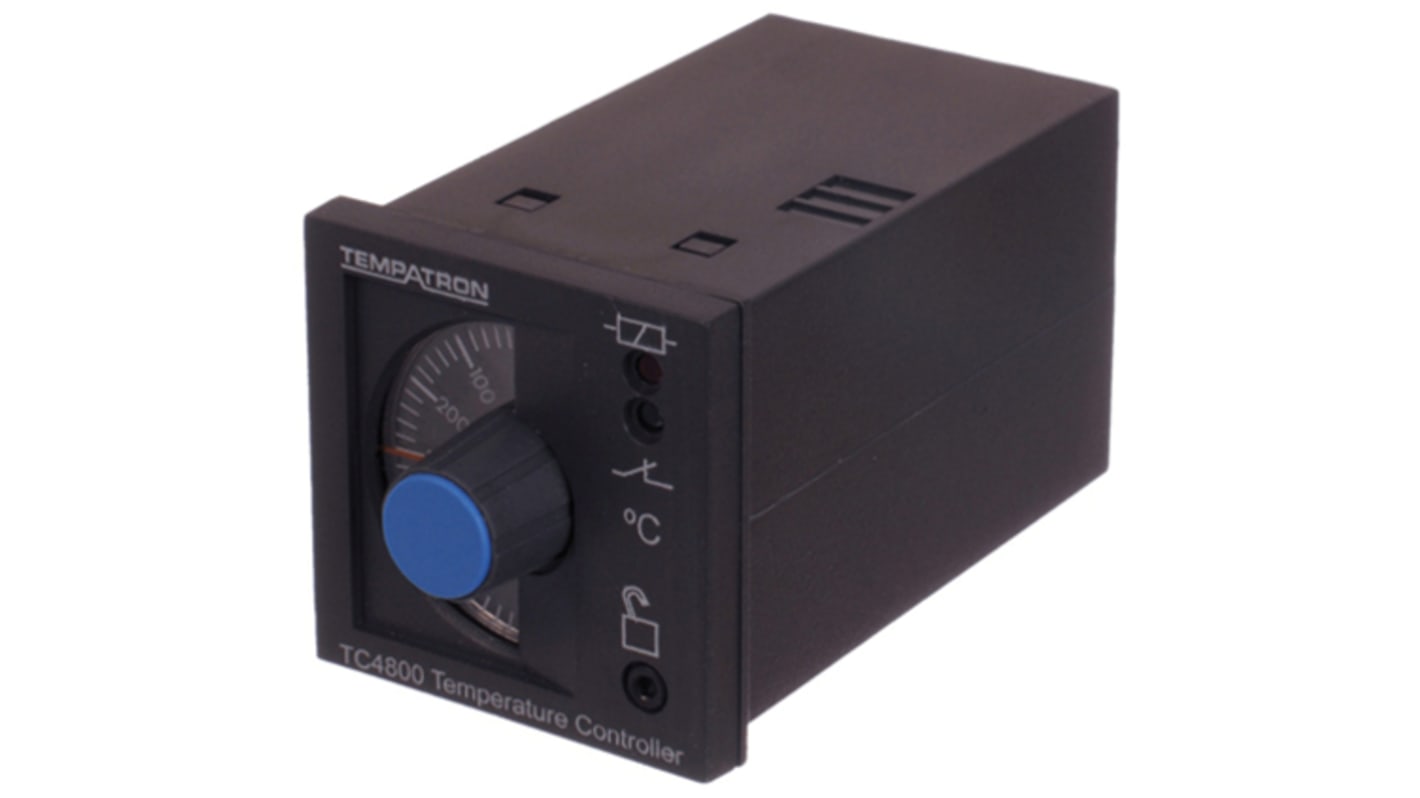 Rs-Online Regolatore di temperatura On/Off Tempatron 24 V ca/cc 48 x 48mm Relè