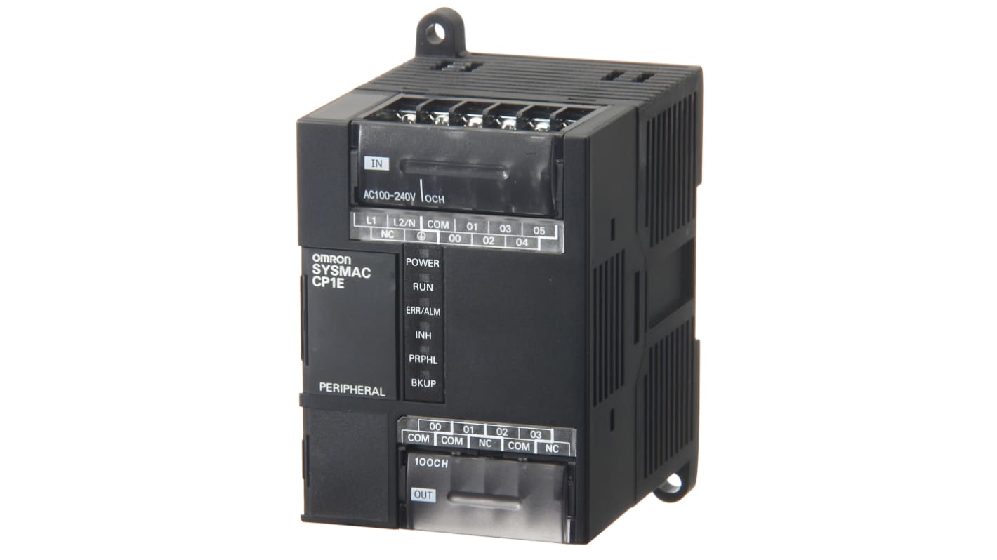 Rs-Online CPU PLC Omron CP1E uscite: 4