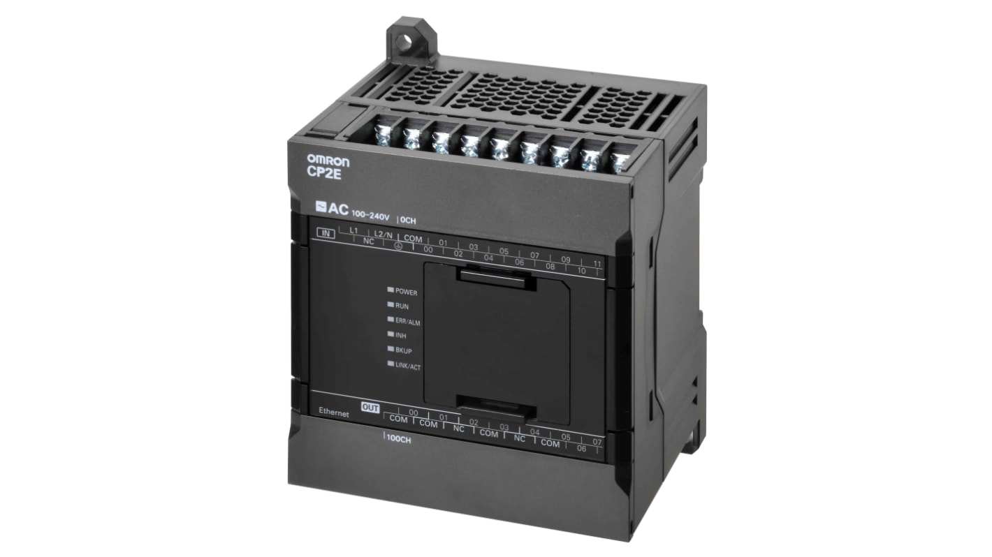 Rs-Online CPU PLC Omron CP2E uscite: 8