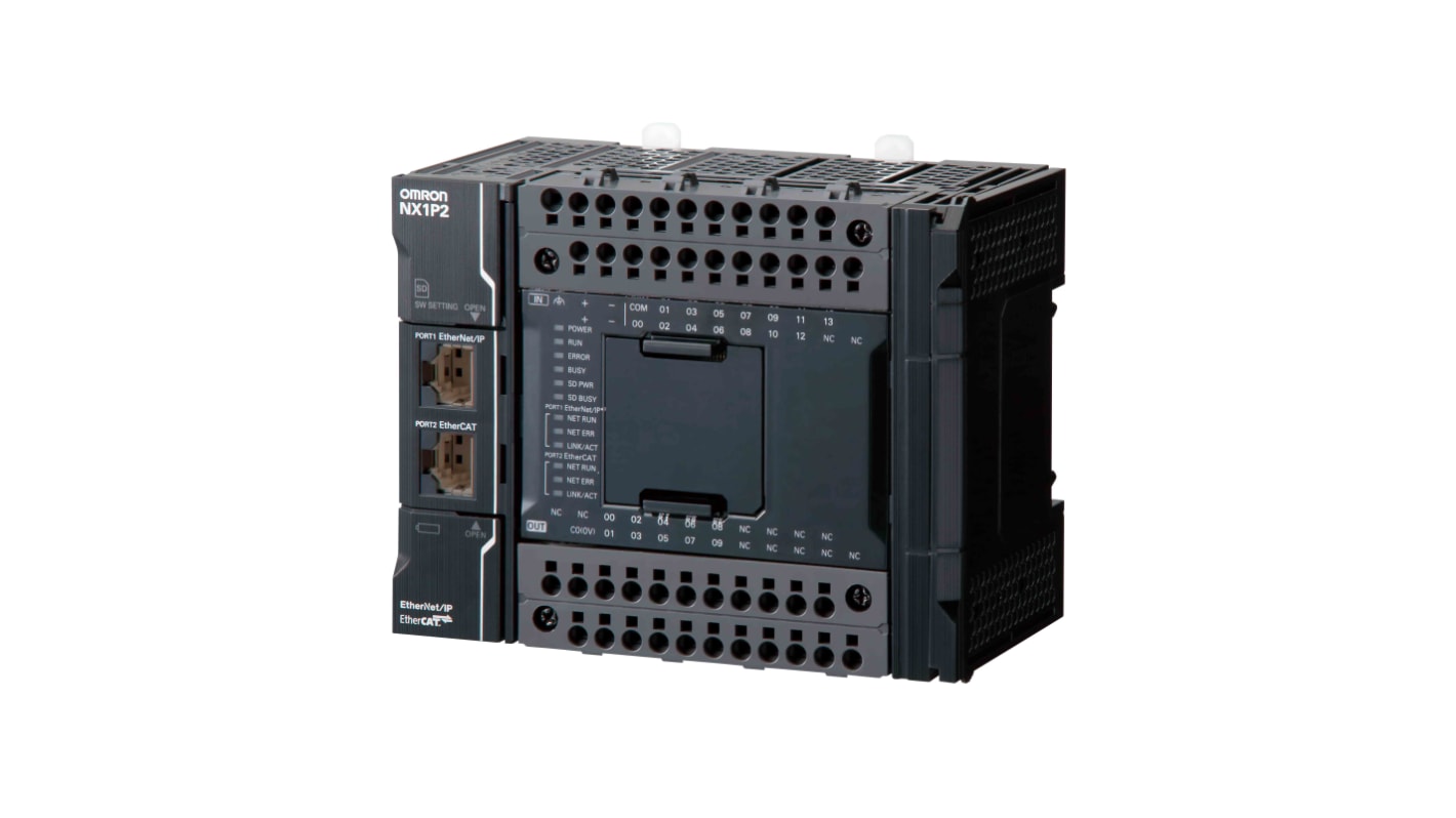 Rs-Online CPU PLC Omron NX1P uscite: 10