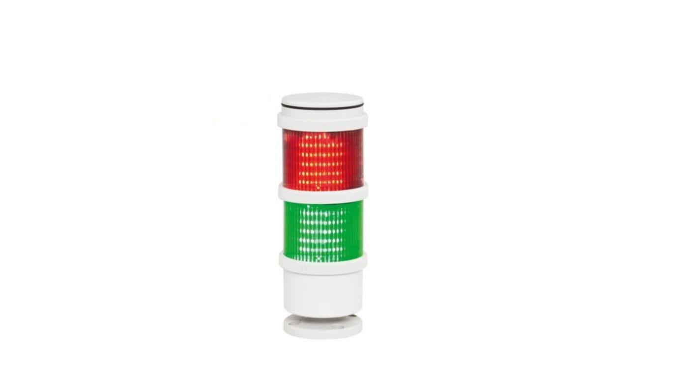 Rs-Online LED Signal Tower Green & Red 24VACDC
