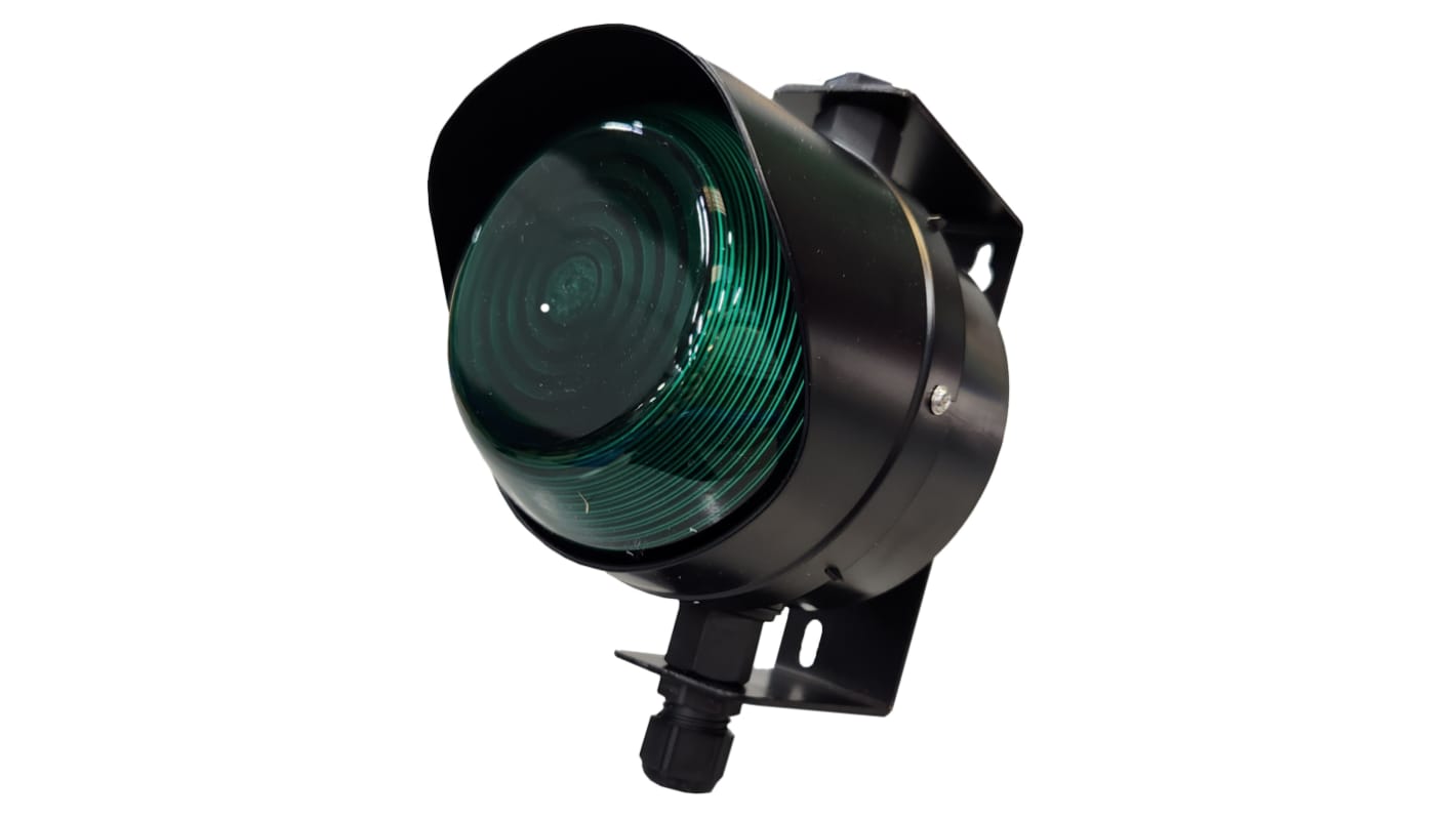 Rs-Online Semaforo LED RS PRO 85 → 280 V c.a./c.c. LED 1 elemento lenti Verde