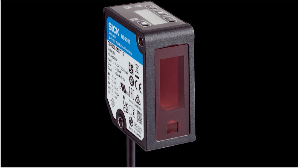 Rs-Online Sensore di distanza Rettangolare SICK rilevamento 200 - 1200 mm uscita PNP/NPN