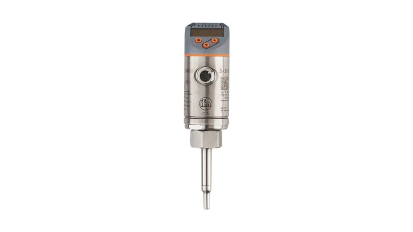 Rs-Online Sensore di flusso ifm electronic per Aria liquidi flusso 0 04 m/s (liquido) 0m/s (gas) → 3m/s (liquidi) 200m/s