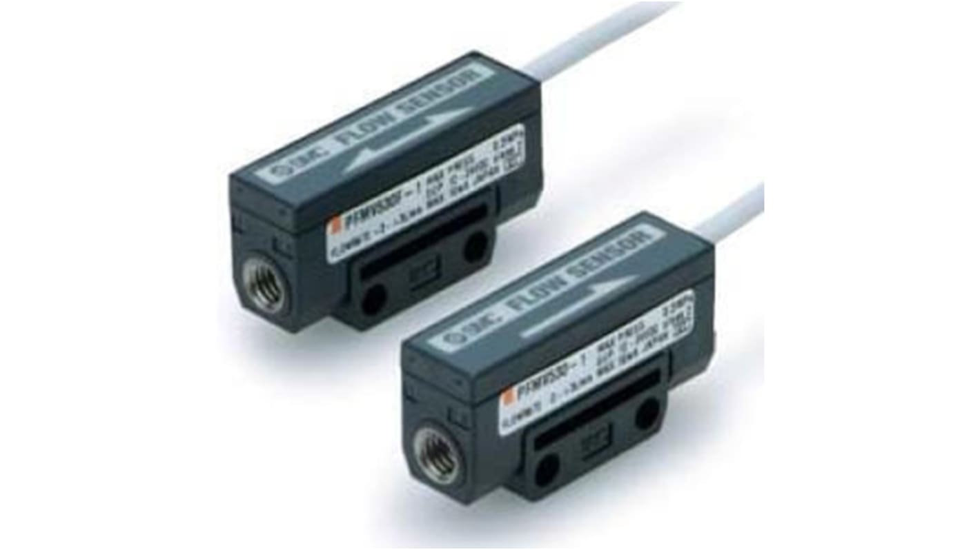 Rs-Online Sensore di flusso SMC per Aria secca gas flusso 0 l/min → 3 L/min