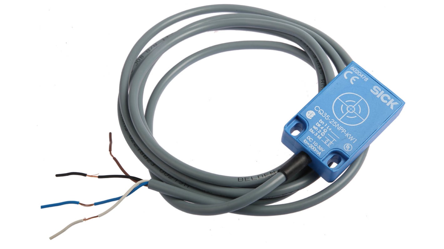 Rs-Online Sensore di prossimità a parallelepipedo SICK rilevamento 25 mm 10 → 40 V c.c