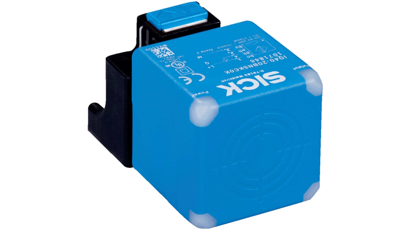 Rs-Online Sensore di prossimità a parallelepipedo SICK rilevamento 20 mm 10 → 30 V CC