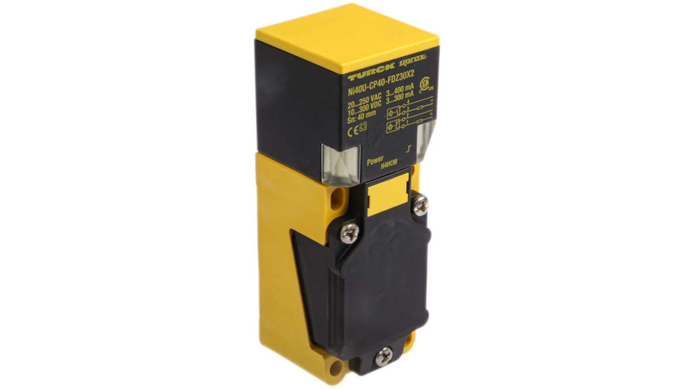 Rs-Online Sensore di prossimità a parallelepipedo Turck rilevamento 40 mm 10 → 300 V c.c. 20 → 250 V c.a