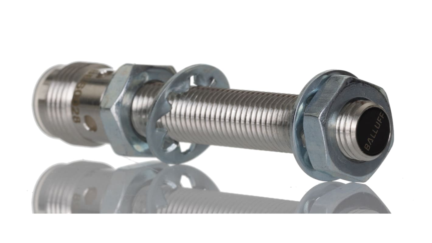 Rs-Online Sensore di prossimità Cilindro filettato BALLUFF M8 rilevamento 2 mm 12 → 30 V c.c