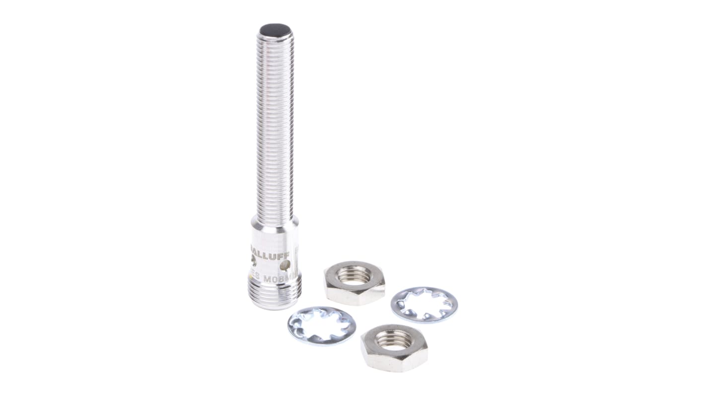 Rs-Online Sensore di prossimità Cilindro filettato BALLUFF M8 rilevamento 1 5 mm 12 → 30 V c.c