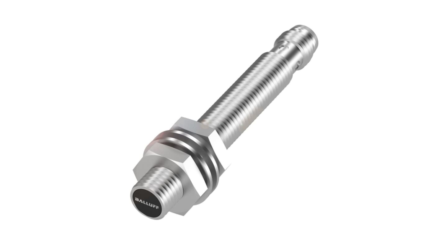 Rs-Online Sensore di prossimità Cilindro filettato BALLUFF M8 rilevamento 3 mm 10 → 30 V CC