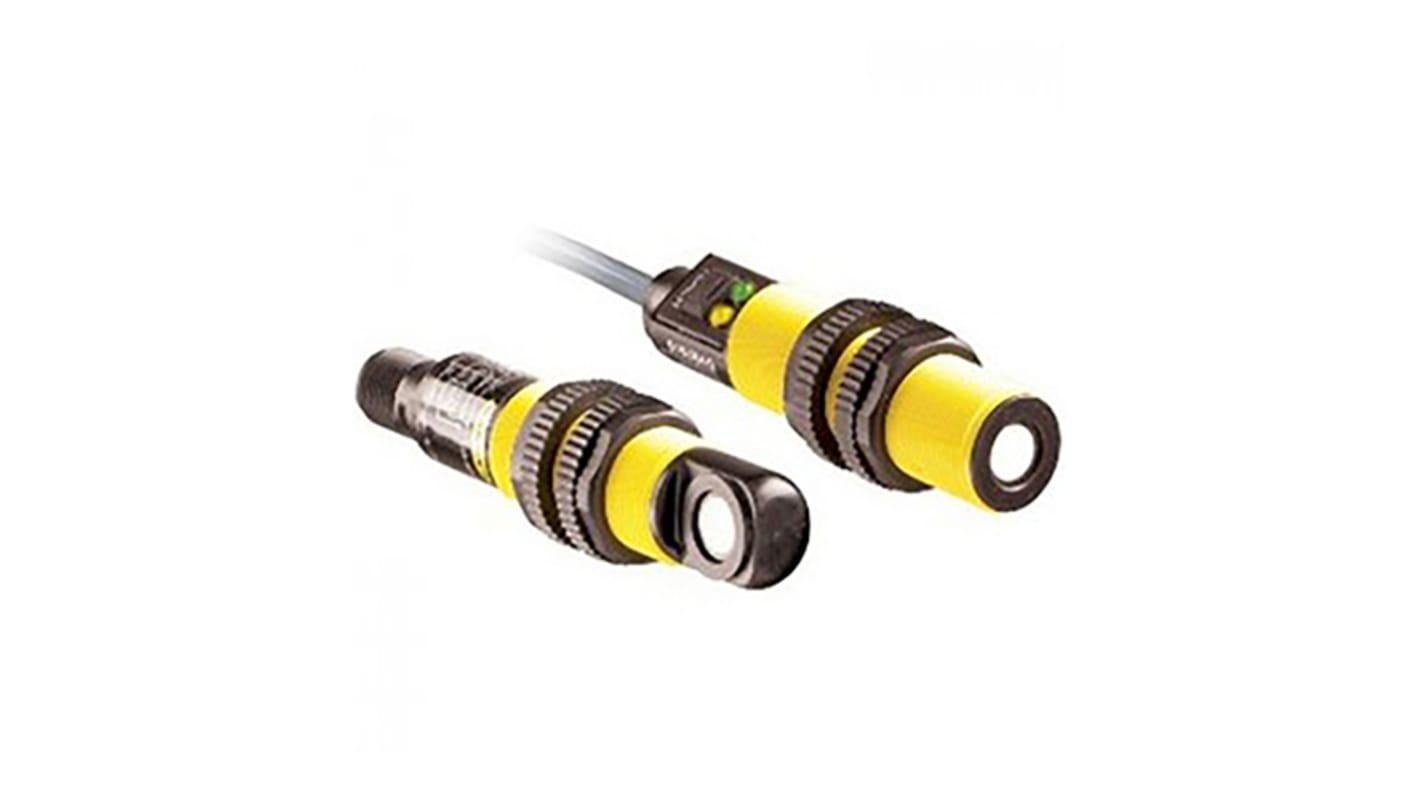 Rs-Online Sensore di prossimità Cilindro filettato Banner M18 rilevamento 300 mm 10 → 30 V c.c