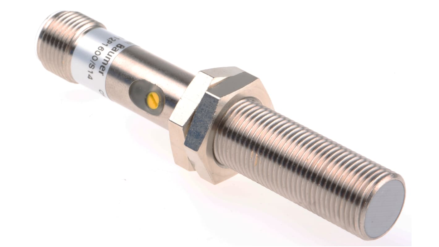 Rs-Online Sensore di prossimità Cilindro filettato Baumer M12 rilevamento 4 mm 10 → 30 V c.c