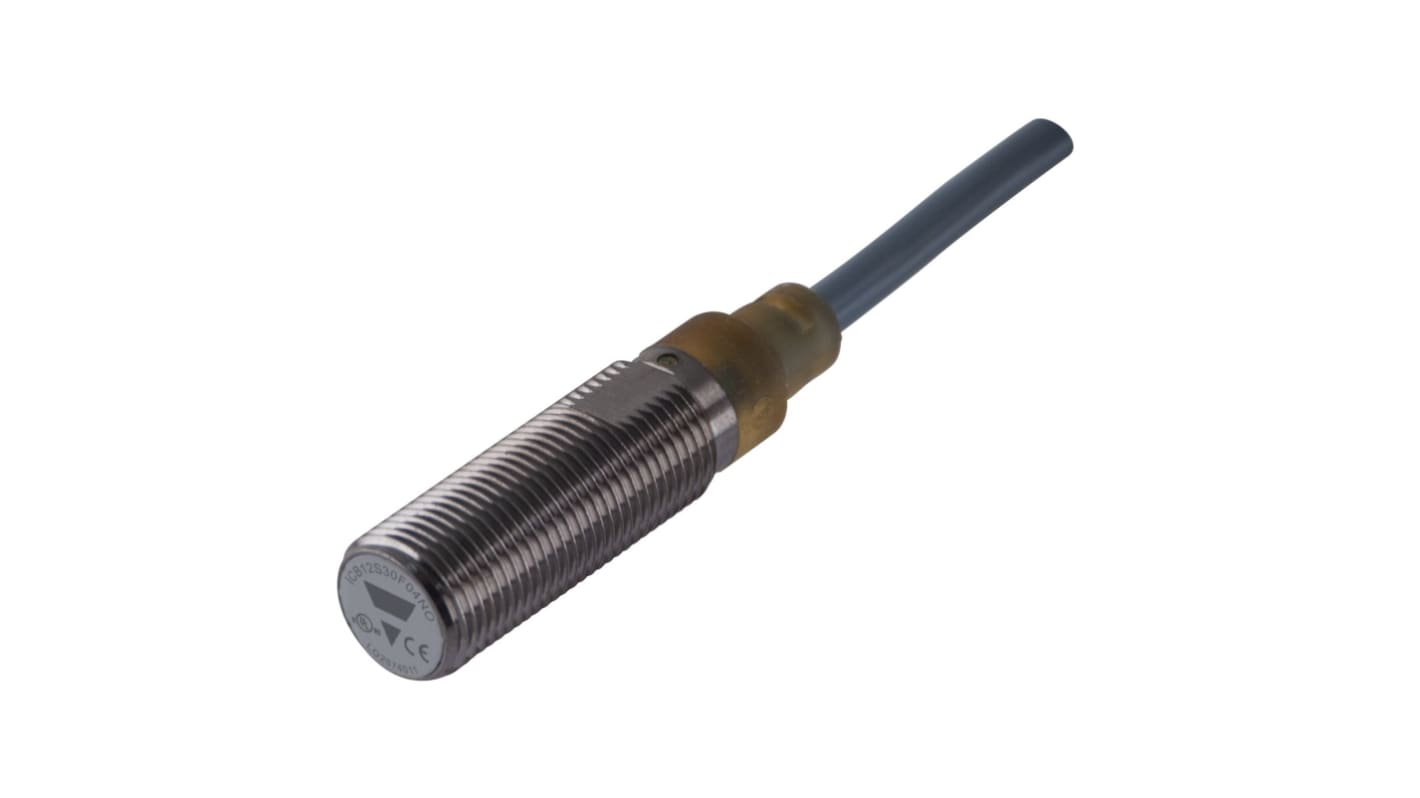 Rs-Online Sensore di prossimità Cilindro filettato Carlo Gavazzi M12 rilevamento 4 mm 10 → 36 V CC