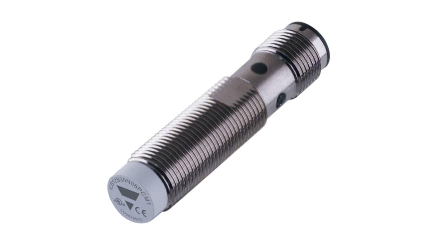 Rs-Online Sensore di prossimità Cilindro filettato Carlo Gavazzi M12 rilevamento 8 mm 10 → 36 V CC