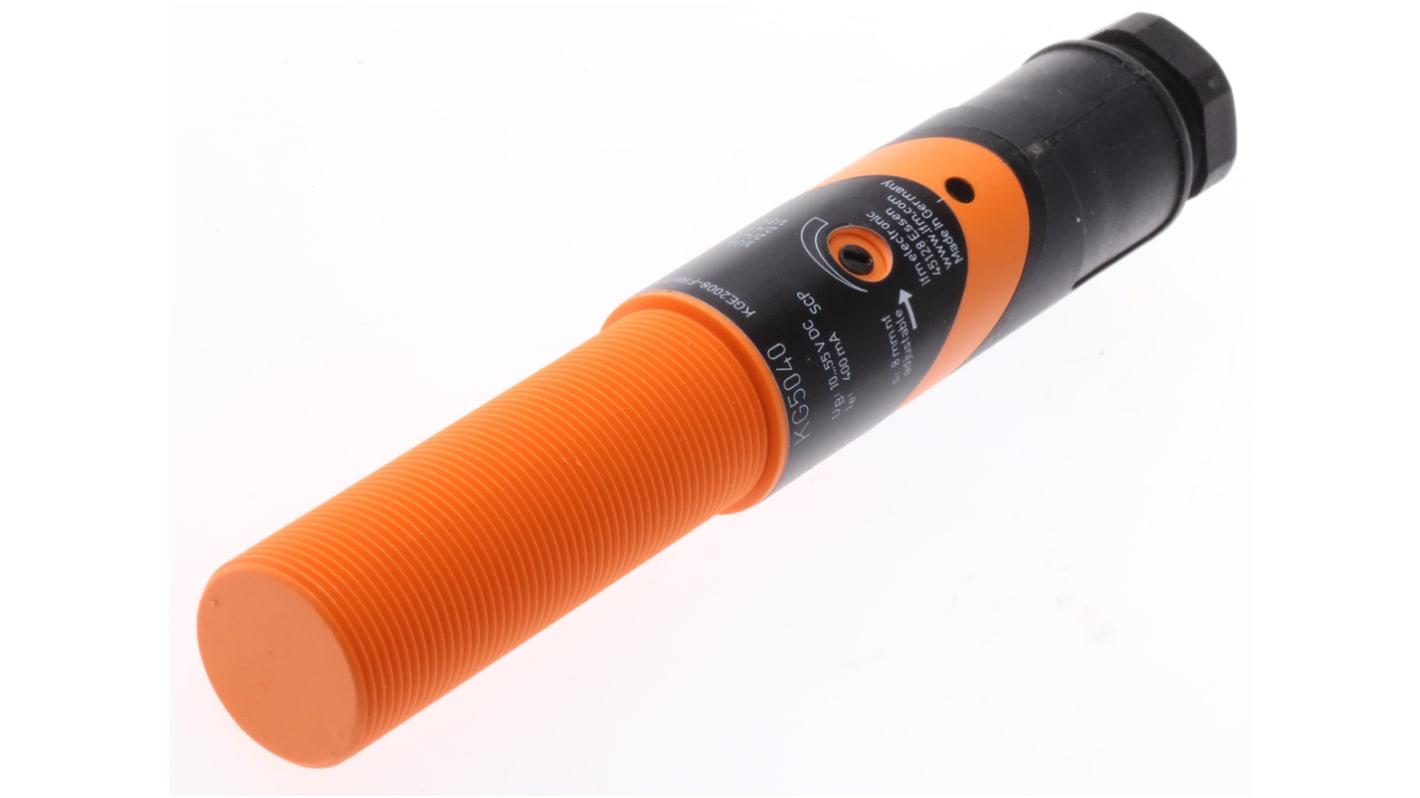 Rs-Online Sensore di prossimità Cilindro filettato ifm electronic M18 rilevamento 8 mm 10 → 55 V c.c