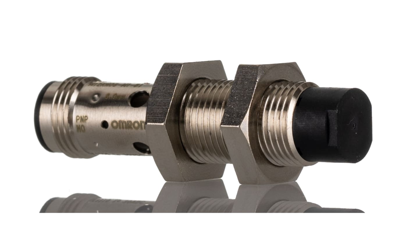 Rs-Online Sensore di prossimità Cilindro filettato Omron M12 rilevamento 8 mm 12 → 24 V c.c