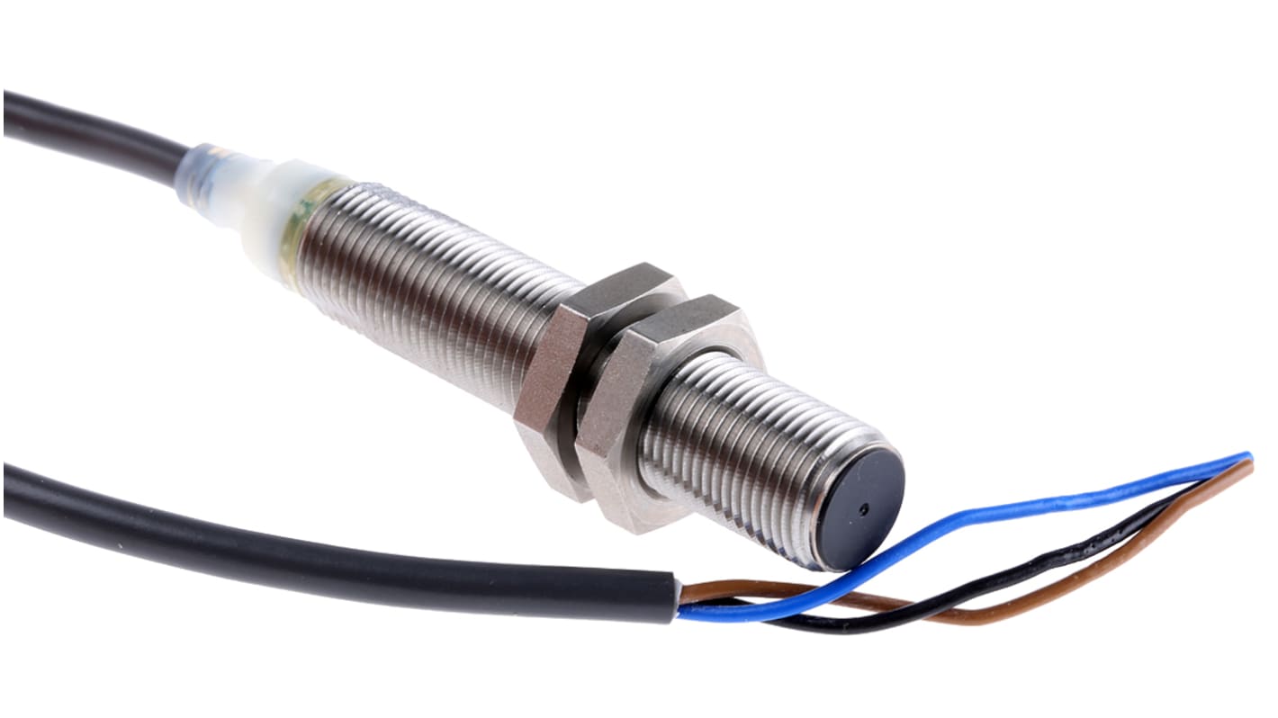 Rs-Online Sensore di prossimità Cilindro filettato Omron M12 rilevamento 4 mm 12 → 24 V c.c
