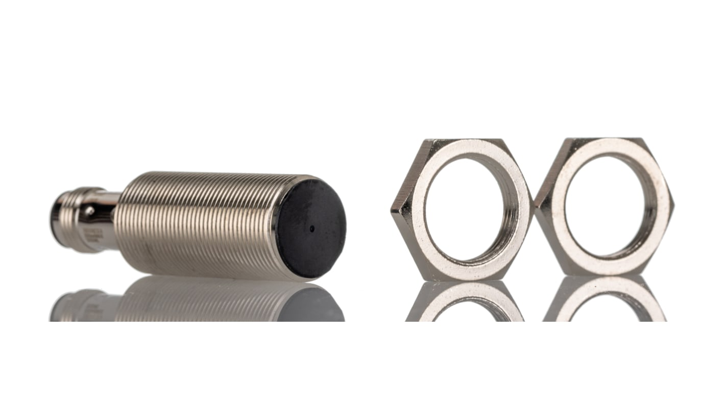 Rs-Online Sensore di prossimità Cilindro filettato Omron M18 rilevamento 8 mm 12 → 24 V c.c