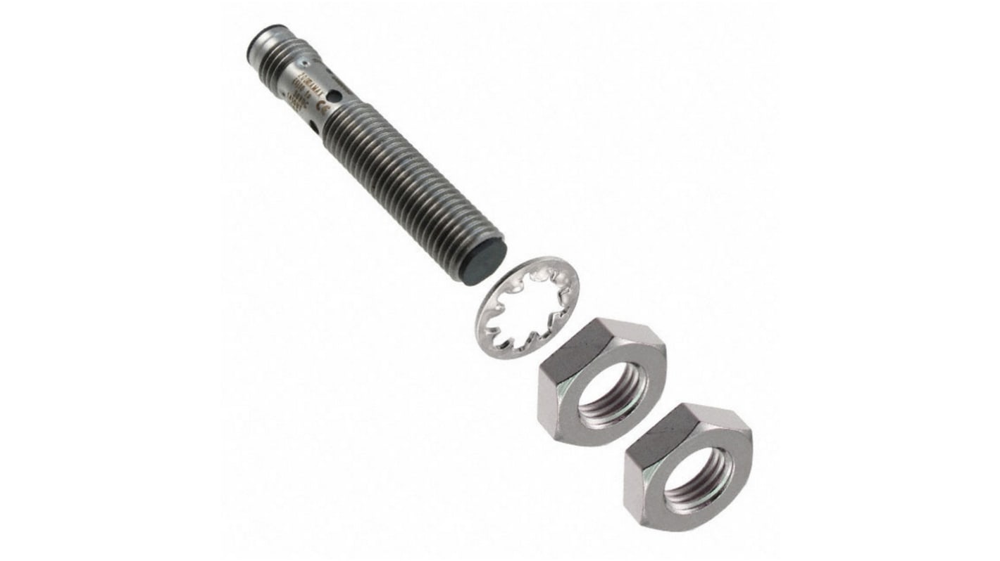 Rs-Online Sensore di prossimità Cilindro filettato Omron M8 rilevamento 1 mm 10 → 30 V c.c