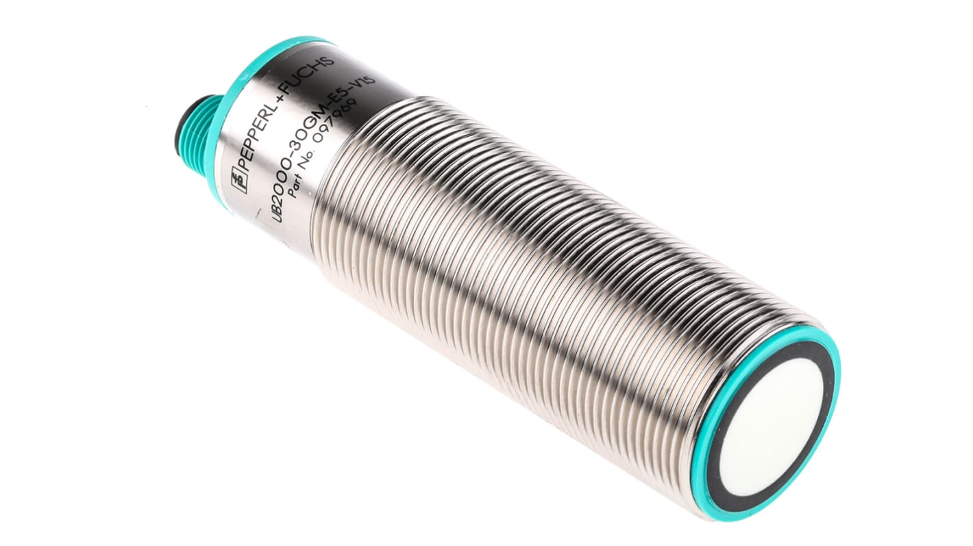Rs-Online Sensore di prossimità Cilindro filettato Pepperl + Fuchs M30 rilevamento 2 m 10 → 30 V c.c