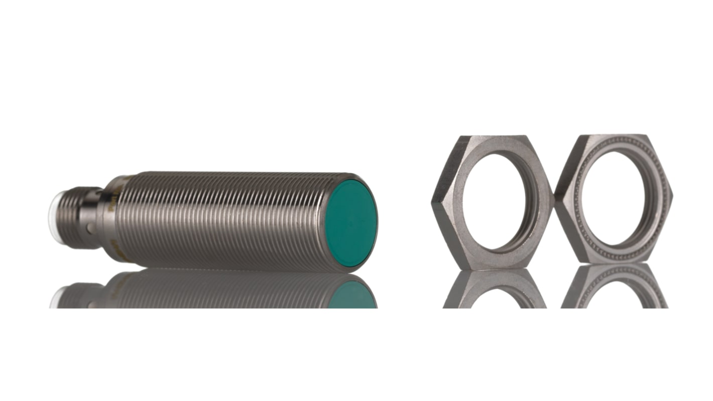 Rs-Online Sensore di prossimità Cilindro filettato Pepperl + Fuchs M18 rilevamento 8 mm 5 → 36 V c.c