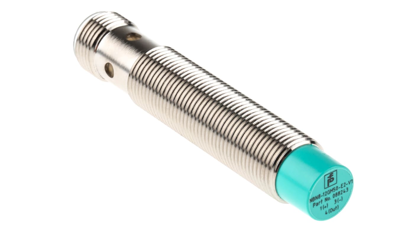 Rs-Online Sensore di prossimità Cilindro filettato Pepperl + Fuchs M12 rilevamento 8 mm 5 → 36 V c.c