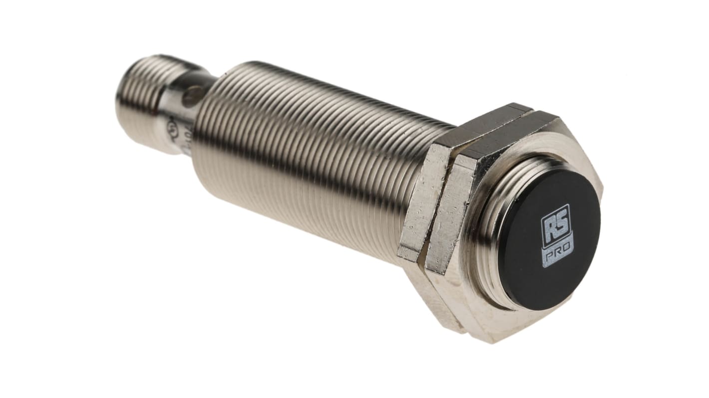 Rs-Online Sensore di prossimità Cilindro filettato RS PRO M18 rilevamento 5 mm 10 → 30 V c.c
