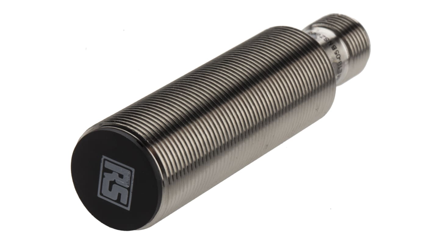 Rs-Online Sensore di prossimità Cilindro filettato RS PRO M18 rilevamento 5 mm 10 → 30 V c.c