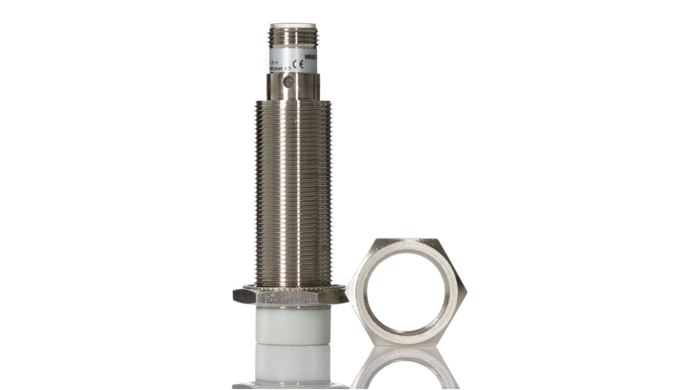 Rs-Online Sensore di prossimità Cilindro filettato RS PRO M18 rilevamento 8 mm 10 → 30 V CC