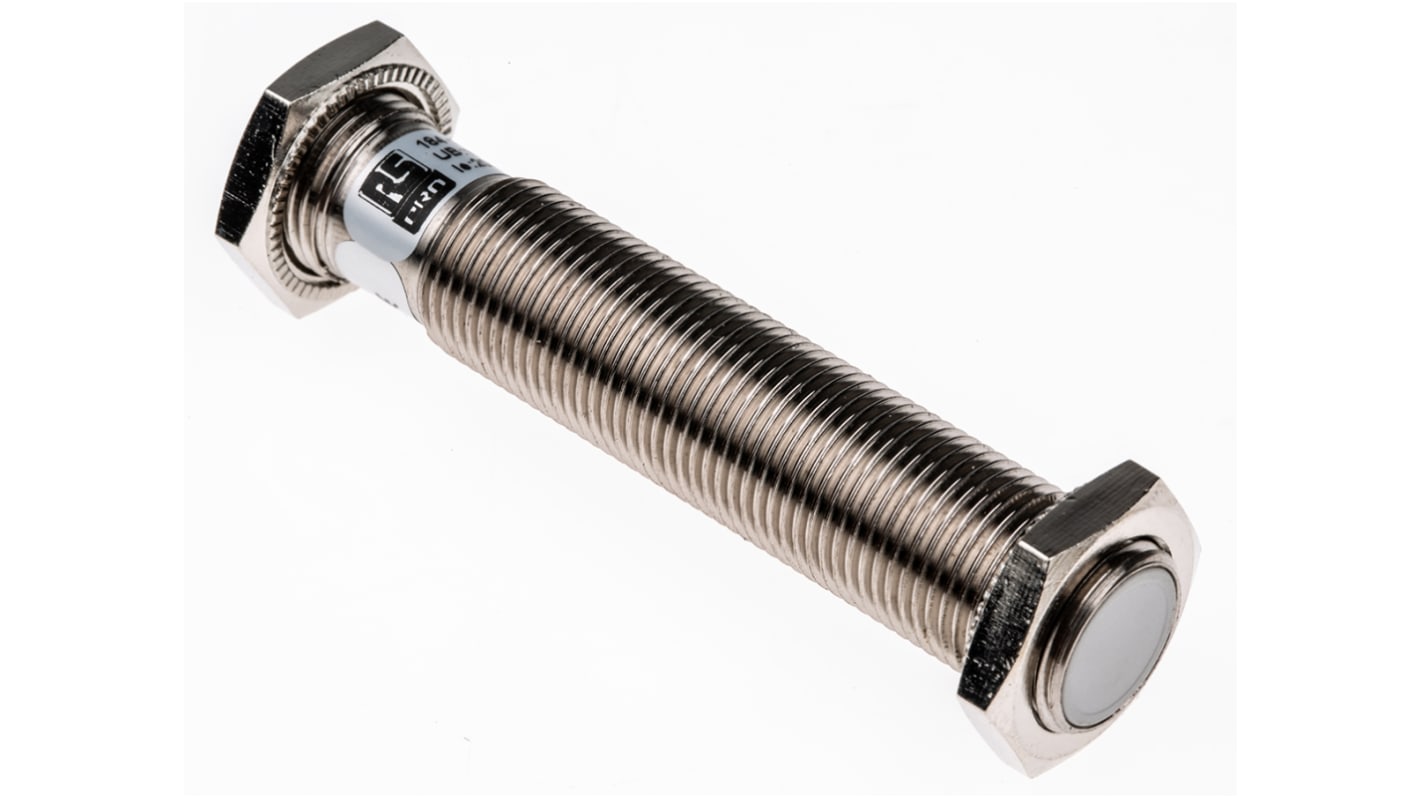 Rs-Online Sensore di prossimità Cilindro filettato RS PRO M12 rilevamento 2 mm 10 → 30 V c.c