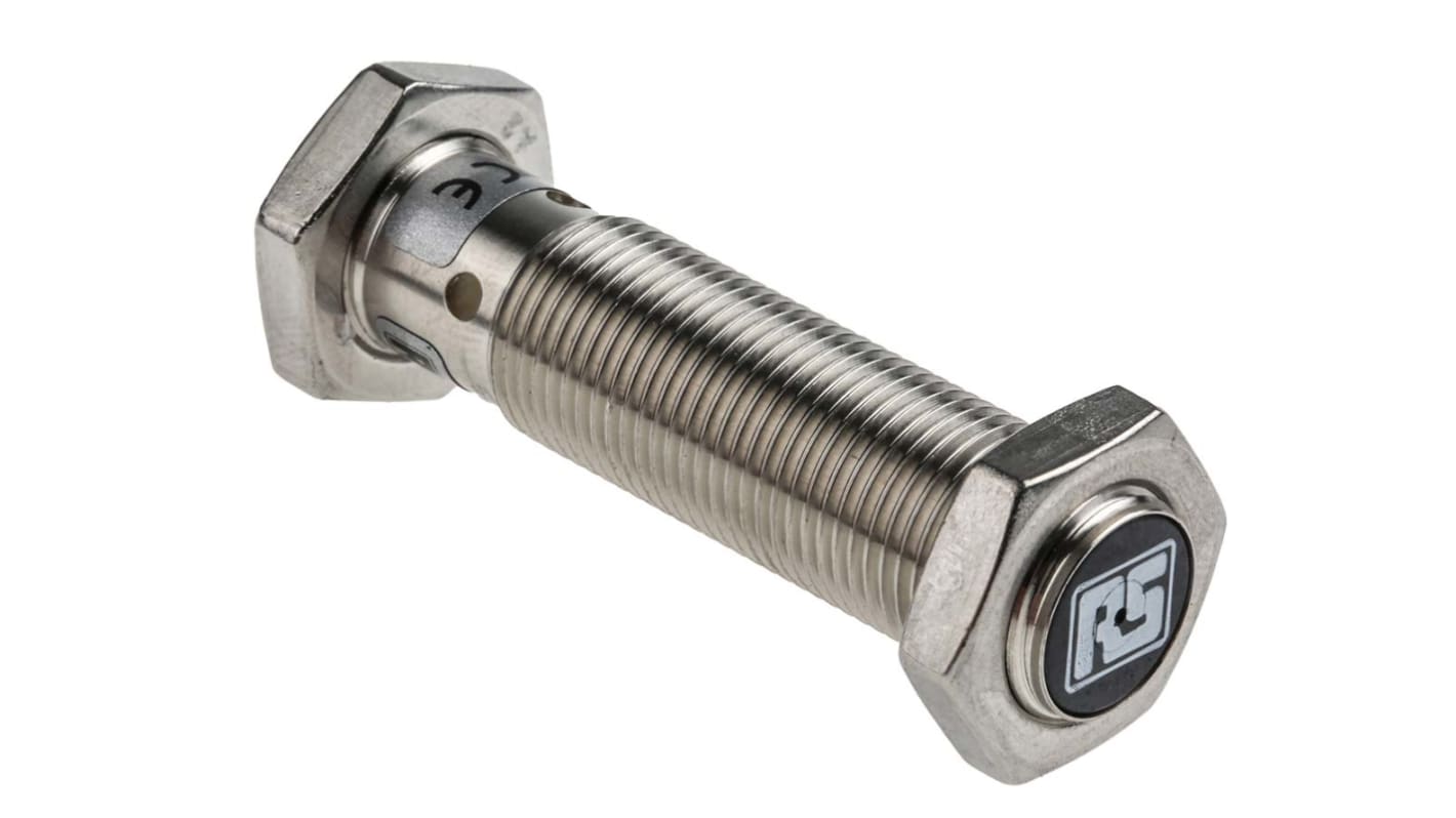 Rs-Online Sensore di prossimità Cilindro filettato RS PRO M12 rilevamento 3 mm 10 → 30 V c.c