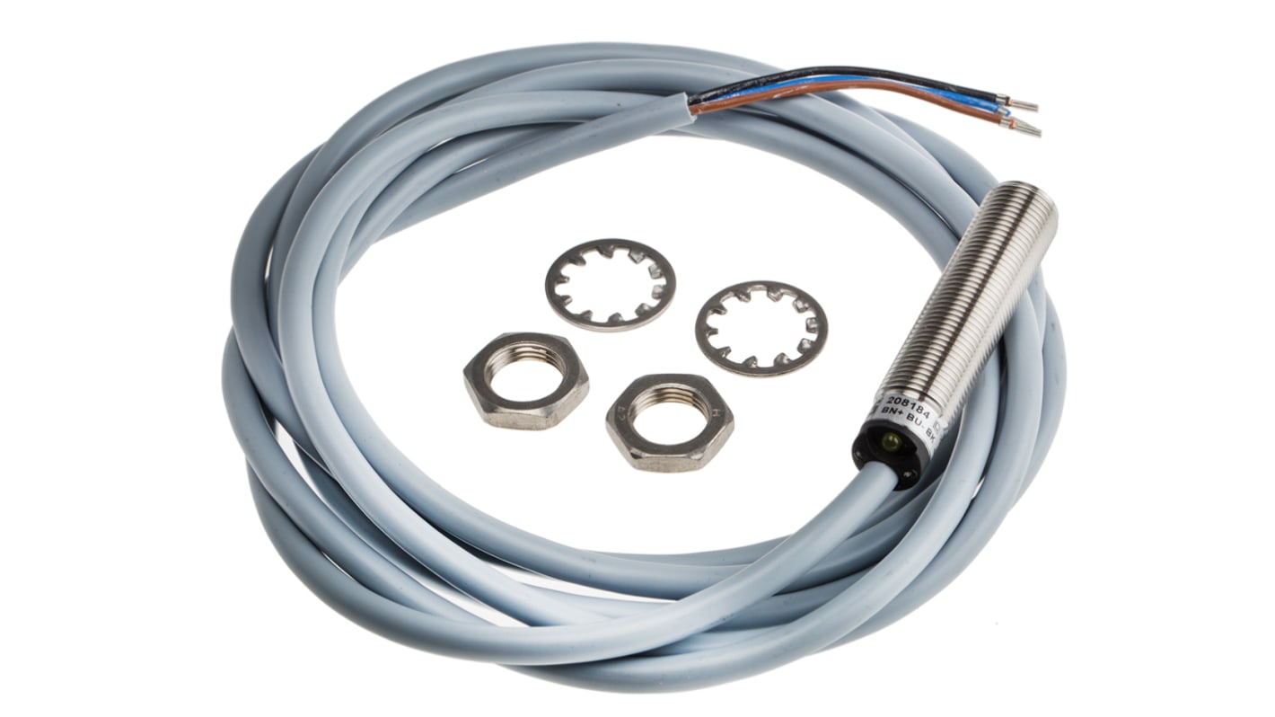 Rs-Online Sensore di prossimità Cilindro filettato RS PRO M12 rilevamento 3 mm 10 → 30 V c.c