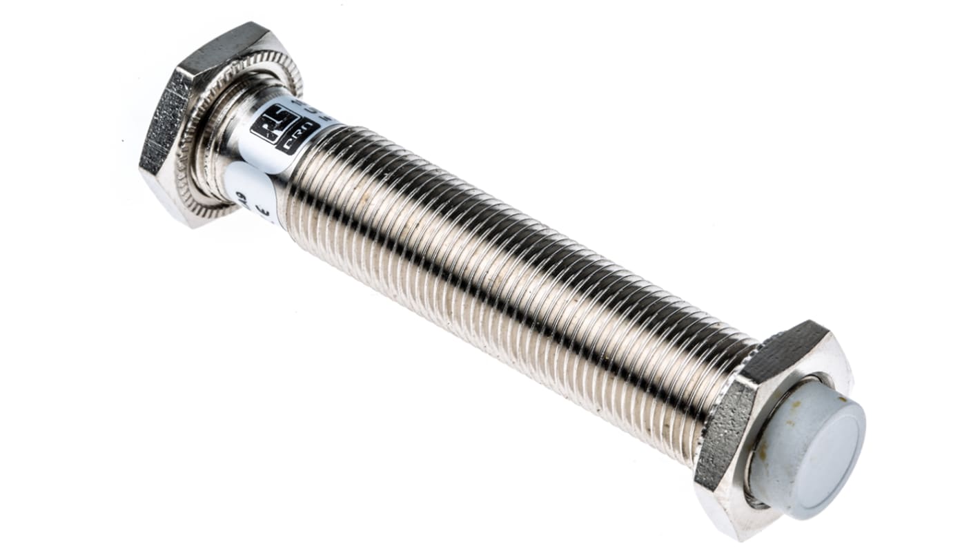 Rs-Online Sensore di prossimità Cilindro filettato RS PRO M12 rilevamento 4 mm 10 → 30 V c.c
