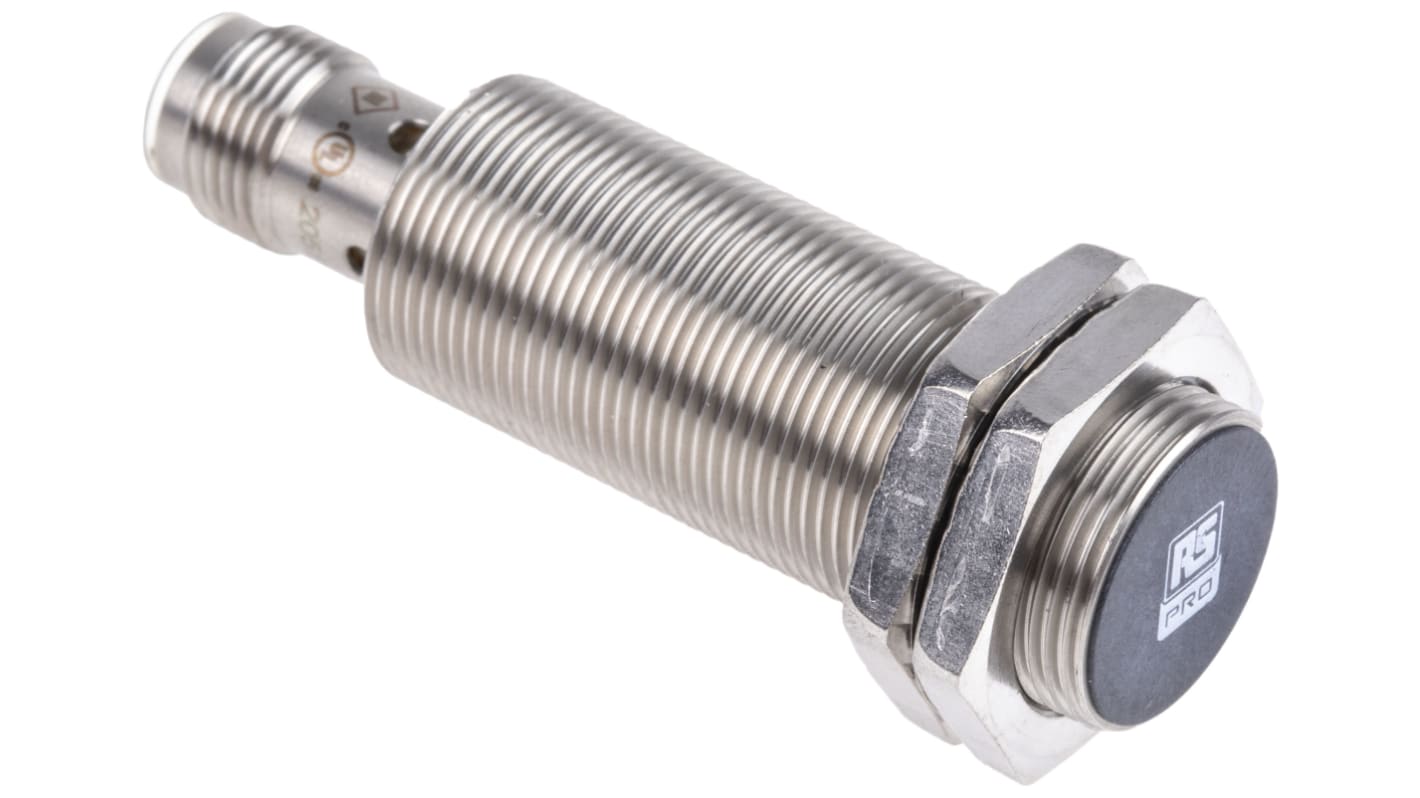 Rs-Online Sensore di prossimità Cilindro filettato RS PRO M18 rilevamento 8 mm 10 → 30 V c.c
