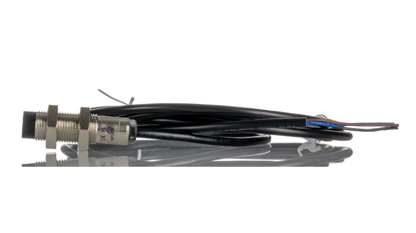 Rs-Online Sensore di prossimità Cilindro filettato RS PRO M12 rilevamento 8 mm 10 → 30 V c.c