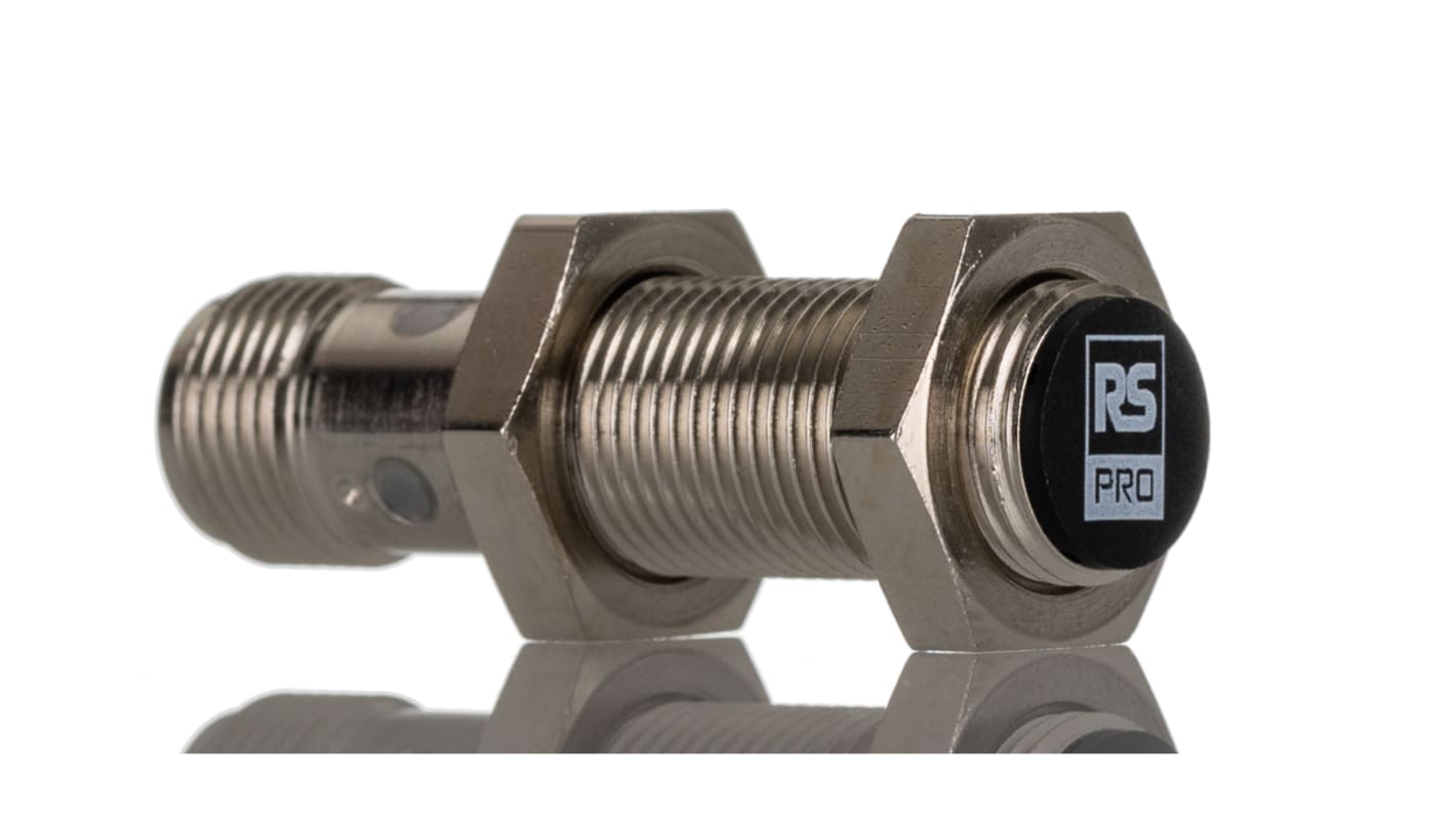 Rs-Online Sensore di prossimità Cilindro filettato RS PRO M12 rilevamento 4 mm 10 → 30 V c.c