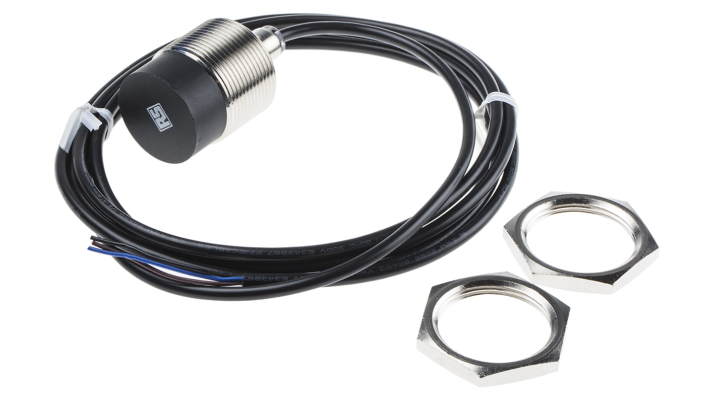 Rs-Online Sensore di prossimità Cilindro filettato RS PRO M30 rilevamento 15 mm 10 → 30 V c.c