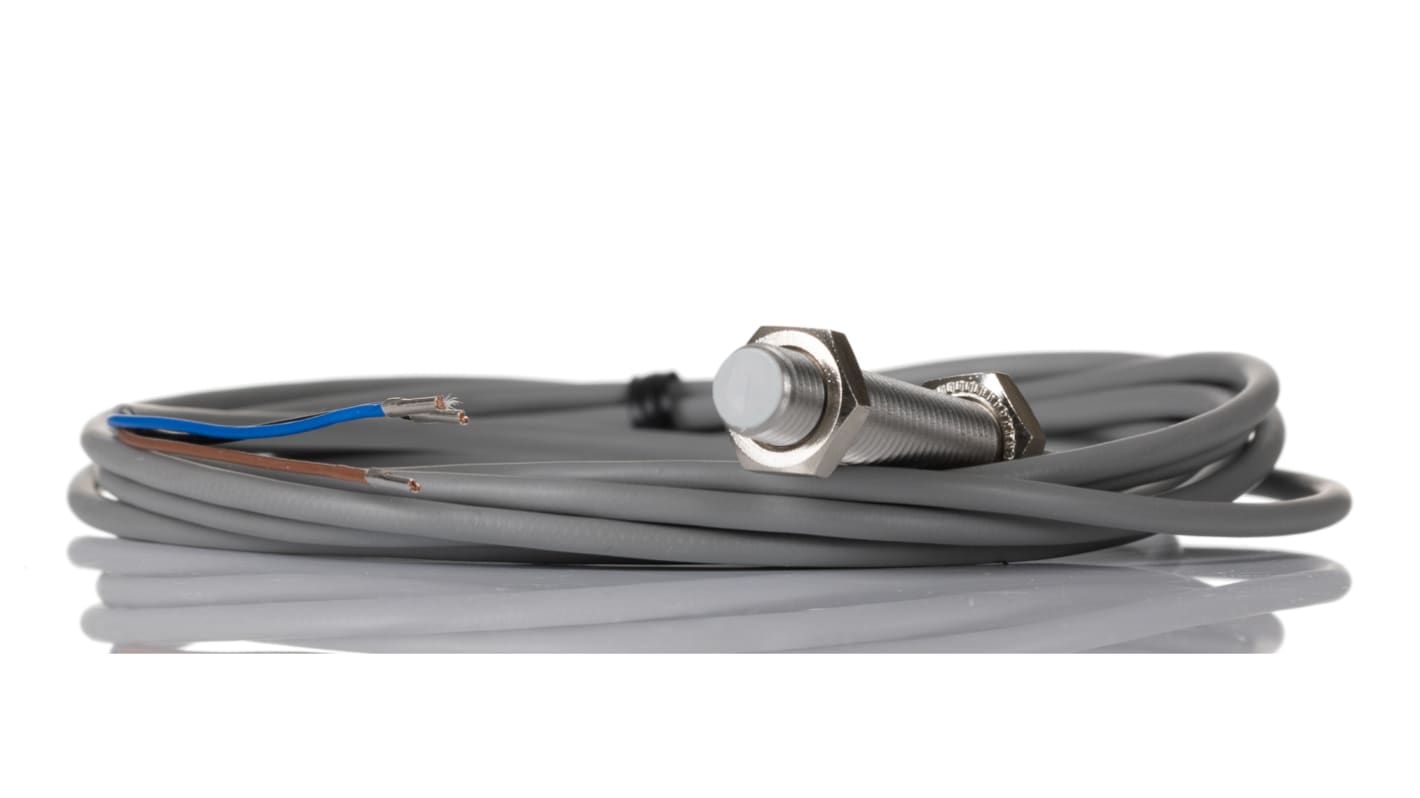 Rs-Online Sensore di prossimità Cilindro filettato RS PRO M8 rilevamento 2 mm 10 → 30 V CC